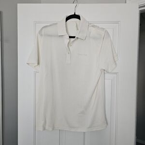 Outdoor Voices Cream Polo Shirt Size M